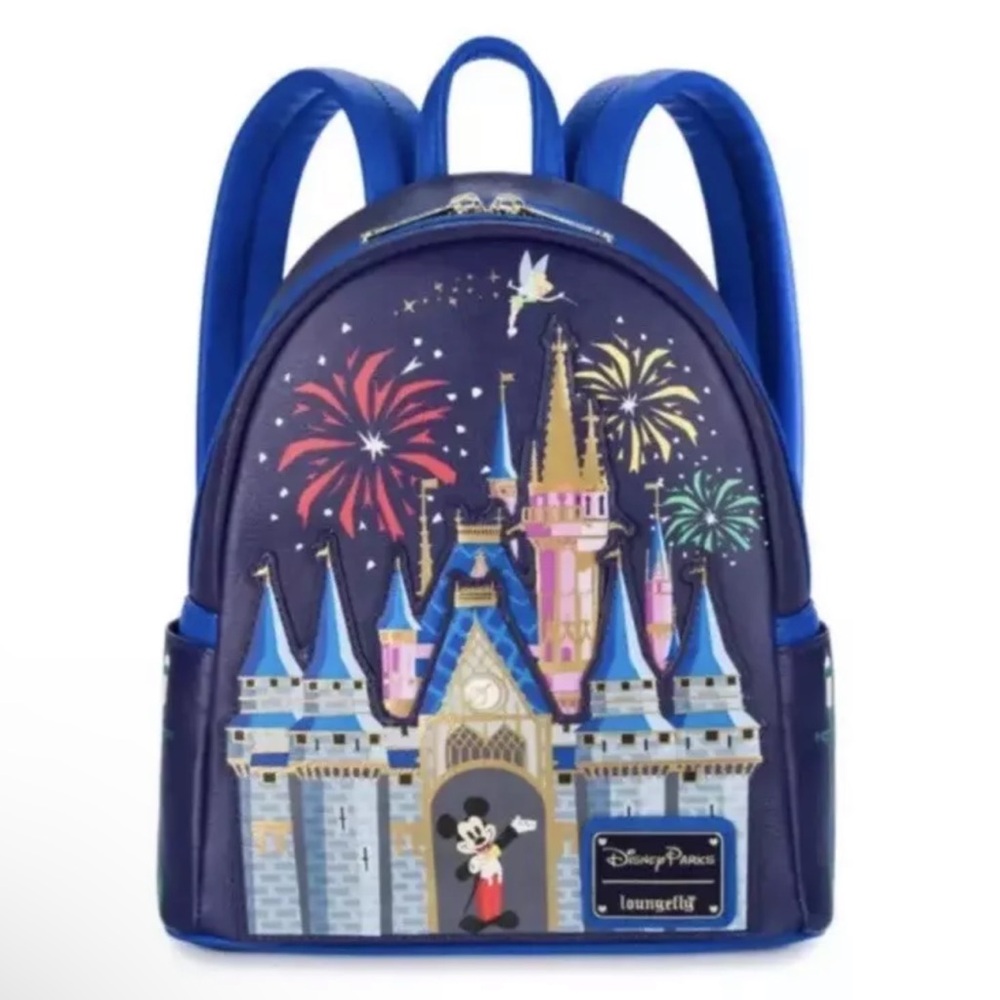 Loungefly Disney Parks Mini Backpack - Mickey At Cinderella Castle - Disneyland